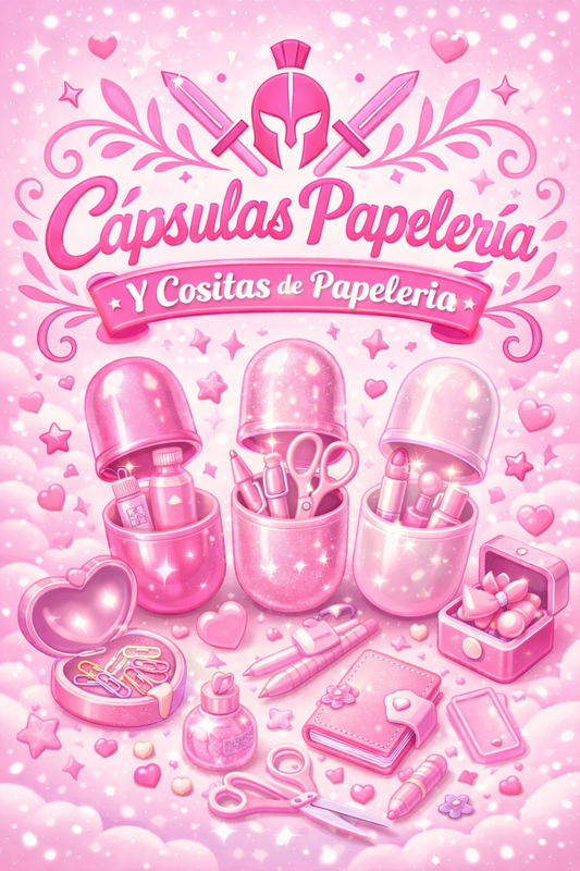 Cápsulas Sorpresa De Papelería